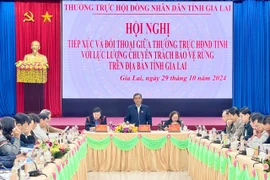 Hội nghị đối thoại giữa Thường trực HĐND tỉnh với lực lượng chuyên trách bảo vệ rừng