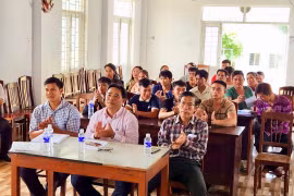 Khai giảng khóa đào tạo nghề Hướng dẫn du lịch cho lao động làng Canh Tiến