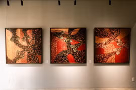 Không gian nghệ thuật của tình yêu và ánh sáng trong hội hoạ sơn dầu - sơn mài