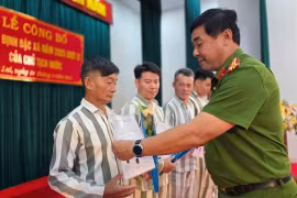 Trại giam Gia Trung và Trại tạm giam số 2 có 260 phạm nhân được đặc xá