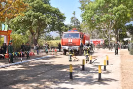 100 vận động viên dự Hội thao phòng cháy chữa cháy Quân đoàn 34