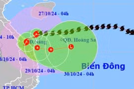 Bão Trami giật cấp 12 áp sát Đà Nẵng, mưa lớn 600 mm ở Trung Bộ