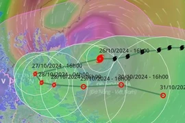 Bão Trami giật cấp 14, đang áp sát vùng biển Quảng Nam - Đà Nẵng