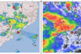 Chiều nay Nam bộ mưa to nhiều nơi, tiếp tục kéo dài đến ngày mai