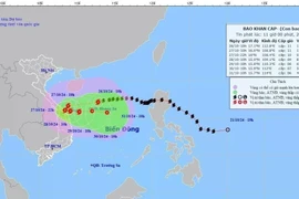 Bão số 6 có thể làm nước biển dân cao, lũ quét, sạt lở đất ở khu vực miền Trung