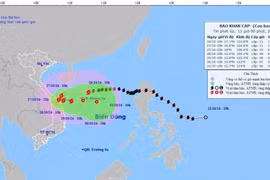 Bão số 6 có thể làm nước biển dân cao, lũ quét, sạt lở đất ở khu vực miền Trung