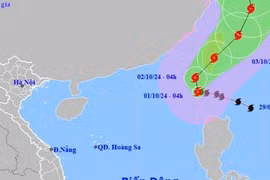  Bão Krathon giật trên cấp 17 đi vào Biển Đông
