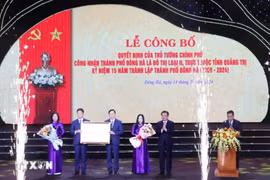 Công bố Quyết định của Thủ tướng công nhận thành phố Đông Hà là đô thị loại 2