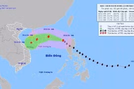 Bão Man-yi đi vào khu vực Bắc Biển Đông, trở thành bão số 9 trong năm