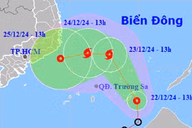 Áp thấp nhiệt đới đột ngột tăng tốc, sắp mạnh lên thành bão số 10