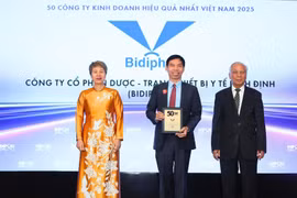 Bidiphar vào Top 50 công ty kinh doanh hiệu quả hàng đầu Việt Nam