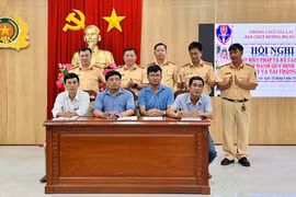 30 doanh nghiệp vận tải ký cam kết bảo đảm an toàn giao thông