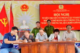 Tuyên truyền pháp luật về trật tự an toàn giao thông tại phường Hoài Nhơn Nam