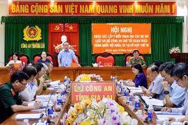 Khảo sát, lấy ý kiến tham gia các dự án luật do Bộ Công an chủ trì soạn thảo