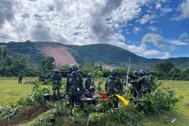 Lữ đoàn Phòng không 573 diễn tập vòng tổng hợp