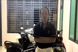 Đối tượng trộm 5 xe máy.