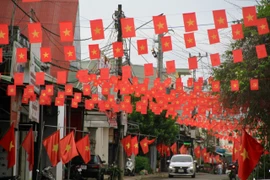 Gia Lai: Người dân chung tay thực hiện đường cờ mừng Quốc khánh