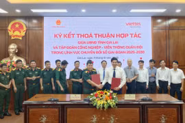 UBND tỉnh Gia Lai và Viettel ký thỏa thuận hợp tác về chuyển đổi số.