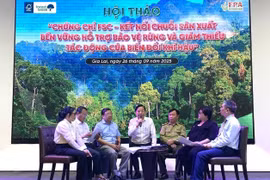 Hội thảo “Chứng chỉ FSC - Kết nối chuỗi sản xuất bền vững hỗ trợ bảo vệ rừng và giảm thiểu tác động biến đổi khí hậu”