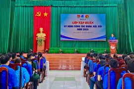 Quang cảnh lớp tập huấn kỹ năng công tác Đoàn, Hội năm 2025.
