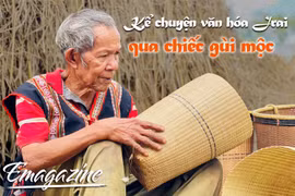 Kể chuyện văn hóa Jrai qua chiếc gùi mộc