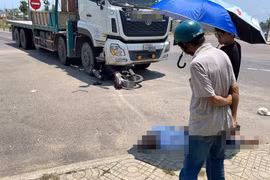 Va chạm với xe cẩu khi băng qua ngã tư ĐT 639, người đàn ông ở xã Cát Tiến tử vong tại chỗ.