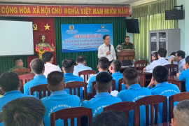 Học viên cơ sở cai nghiện ma túy số 2 tỉnh Gia Lai được tư vấn, giới thiệu việc làm.