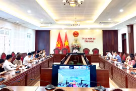 Quang cảnh Diễn đàn tại điểm cầu tỉnh Gia Lai. Ảnh: V.T