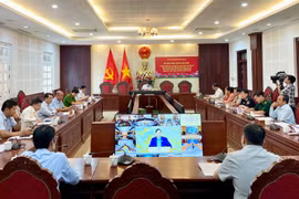 Quang cảnh hội nghị tại điểm cầu Gia Lai. Ảnh: Vũ Thảo