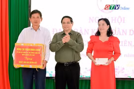 Thủ tướng Chính phủ Phạm Minh Chính dự Ngày hội Đại đoàn kết thôn Thắng Kiên