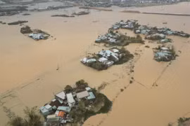 Nhiều khu vực ở phường Quy Nhơn Bắc tái ngập do mưa lớn