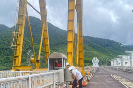 Điều tiết nước hồ Định Bình đảm bảo vận hành liên hồ lưu vực sông Kôn-Hà Thanh