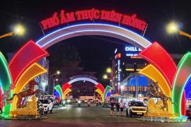 Đấu giá thành công 43 lô tại Phố ẩm thực - Chợ đêm Diên Hồng. 