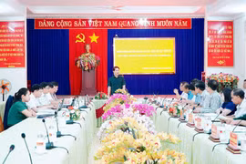 Phó Bí thư Tỉnh ủy Nguyễn Ngọc Lương làm việc với Ban Thường vụ Huyện ủy Krông Pa 