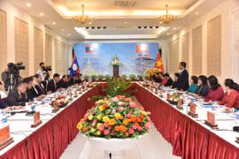 Hội nghị trao đổi kinh nghiệm giữa đoàn đại biểu cấp cao HĐND 2 tỉnh Salavan và Gia Lai