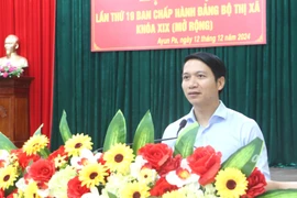 Phó Bí thư Tỉnh ủy Nguyễn Ngọc Lương: Ayun Pa cần quyết tâm, quyết liệt trong sắp xếp, tinh gọn bộ máy tổ chế, biên chế