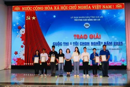 Trường Cao đẳng Gia Lai trao giải cuộc thi “Tôi chọn nghề” năm 2025