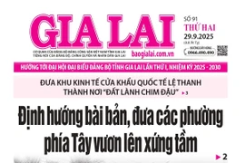 Báo Gia Lai số thứ hai ngày 29-9-2025