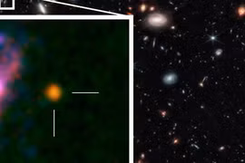 Khám phá lỗ đen cổ xưa nhất qua hình ảnh xuyên không của James Webb