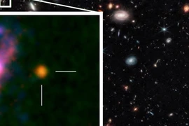 Khám phá lỗ đen cổ xưa nhất qua hình ảnh xuyên không của James Webb