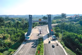 Một góc Cửa khẩu Quốc tế Lệ Thanh. Ảnh: Hà Duy