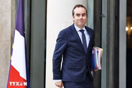 Thủ tướng Pháp Sebastien Lecornu. (Ảnh: THX/TTXVN)