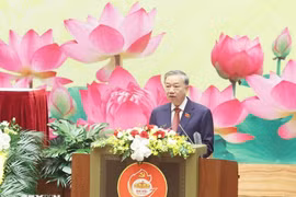Tổng Bí thư Tô Lâm phát biểu chỉ đạo Đại hội đại biểu Đảng bộ Quốc hội lần thứ nhất. (Ảnh: Thống Nhất/TTXVN)