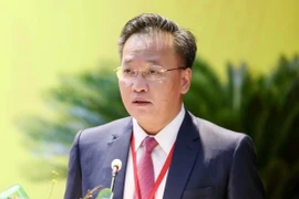 Bí thư Tỉnh ủy Hưng Yên Nguyễn Hữu Nghĩa đọc diễn văn khai mạc