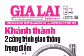 Báo Gia Lai số thứ tư ngày 1-10-2025
