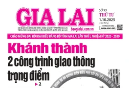 Báo Gia Lai số thứ tư ngày 1-10-2025