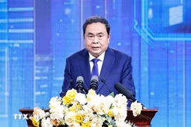 Chủ tịch Quốc hội Trần Thanh Mẫn phát biểu chỉ đạo. Ảnh: Doãn Tấn/TTXVN