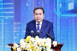 Chủ tịch Quốc hội Trần Thanh Mẫn phát biểu chỉ đạo. Ảnh: Doãn Tấn/TTXVN