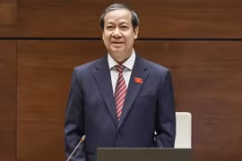 Bộ trưởng Bộ GD-ĐT Nguyễn Kim Sơn. Ảnh: Gia Hân