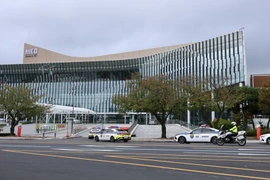 Địa điểm tổ chức Hội nghị cấp cao APEC 2025 tại Trung tâm Hội nghị Hwabaek ở Gyeongju (Hàn Quốc). Ảnh: Khánh Vân/TTXVN